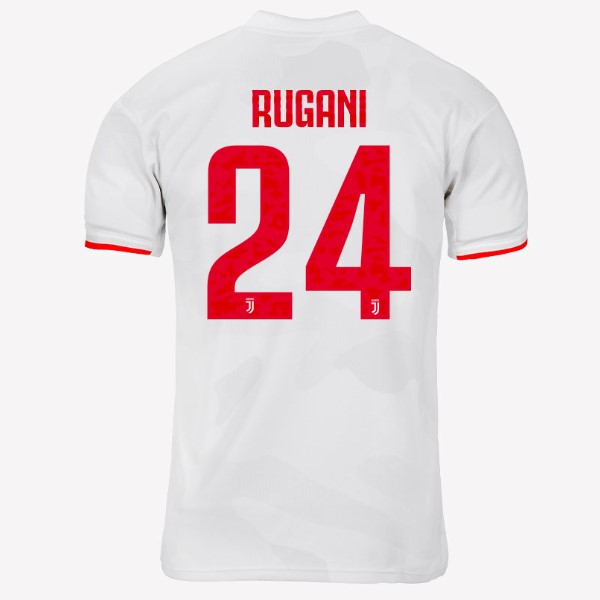 Camiseta Juventus NO.24 Rugani Segunda equipo 2019-20 Gris Blanco